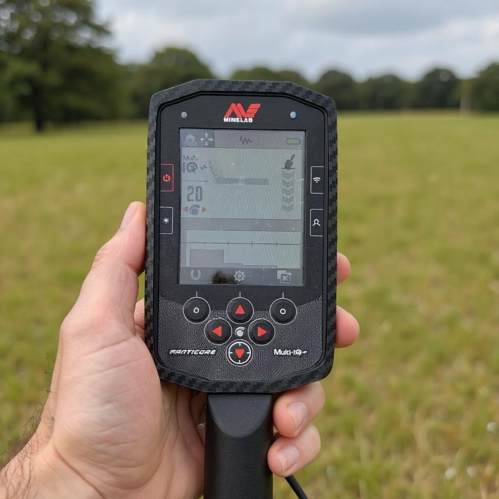 Minelab Manticore metal detector comparison image